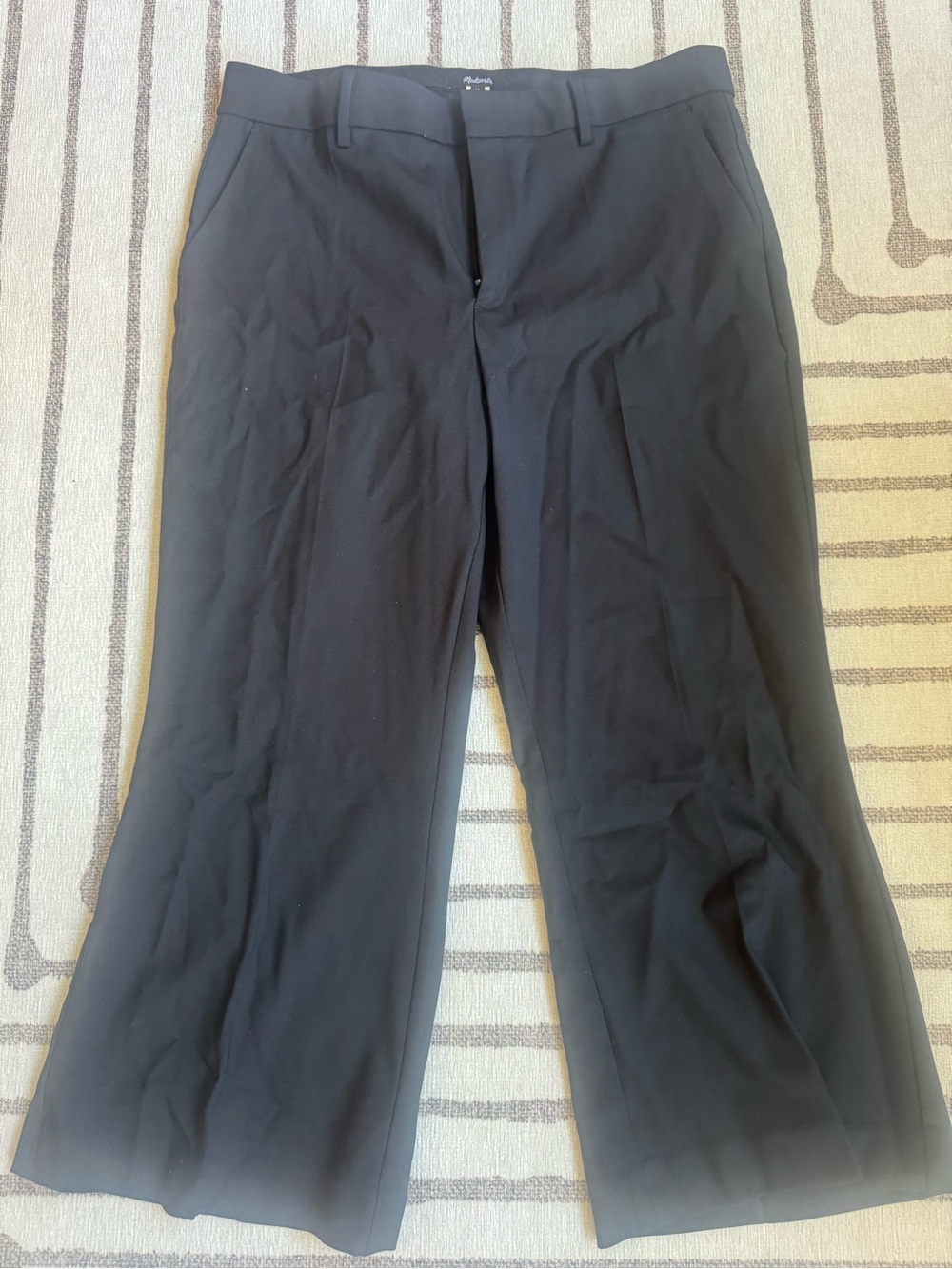 Madewell kick flare trousers